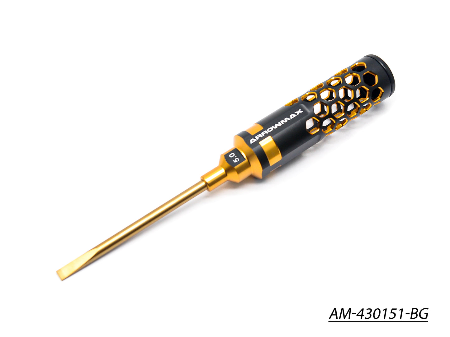 Black Golden Honeycomb Flat Head