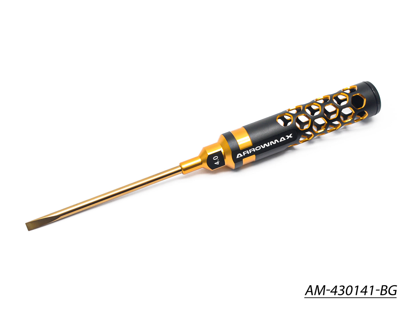 Black Golden Honeycomb Flat Head