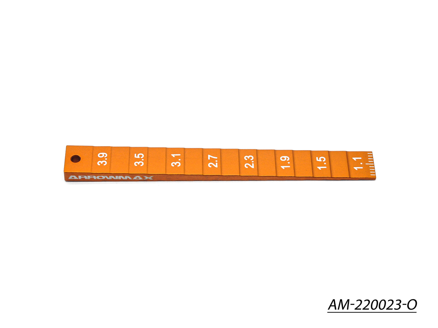 Setting Gauge 1-4MM (0.1MM) For 1/32 Mini 4WD (Orange) (AM-220023-O)