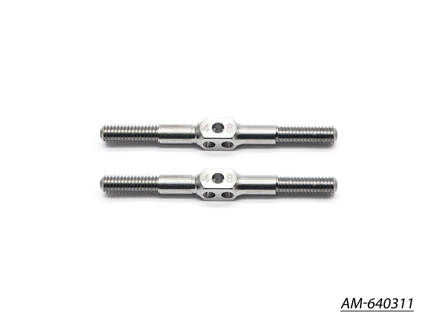 64 Titanium Turnbuckle 4mm X 48mm (1-7/8) (2) AM-640311