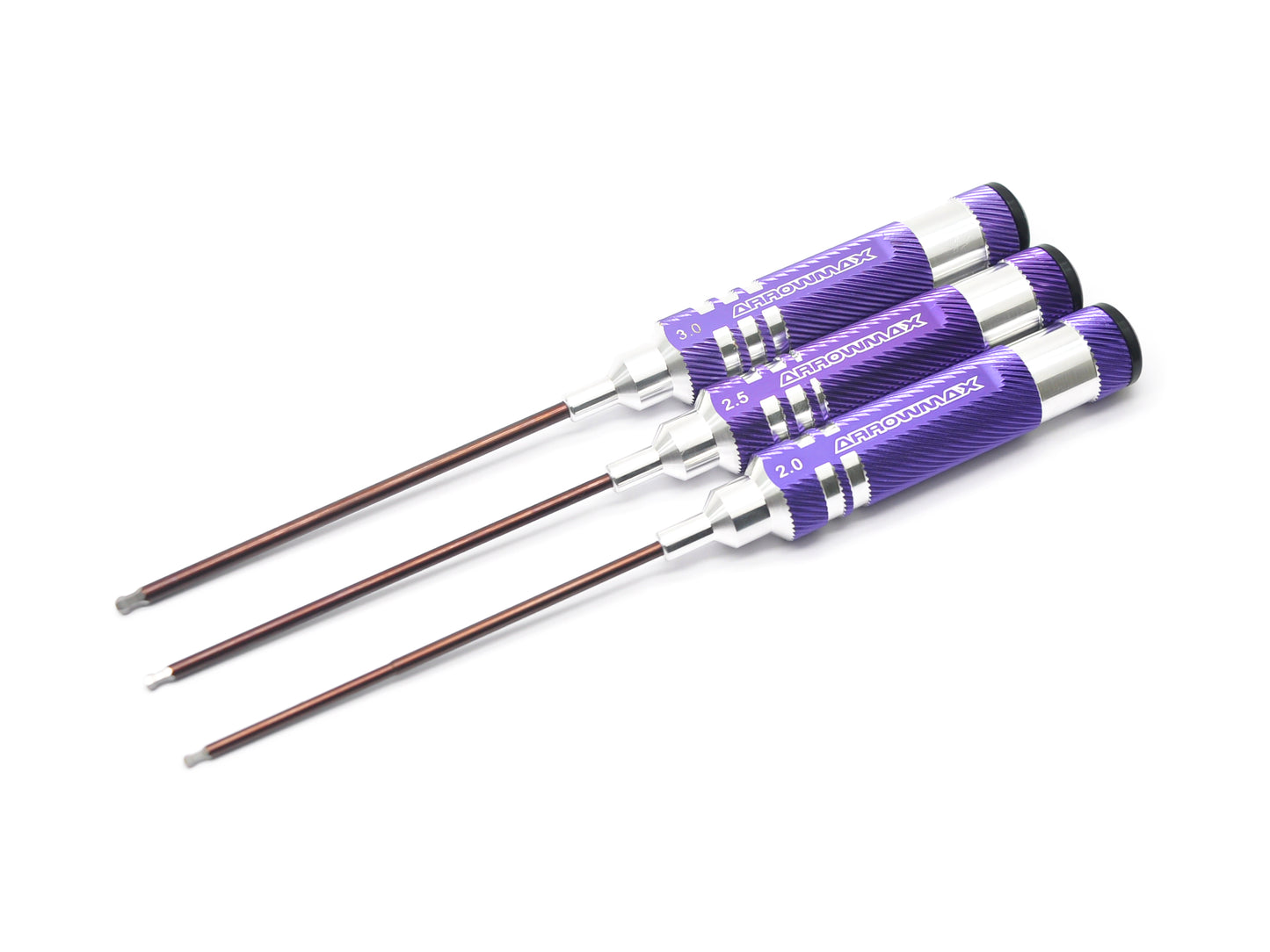Ball Driver Hex Wrench Set 2.0, 2.5 & 3.0 X 120MM - 3-Teilig.