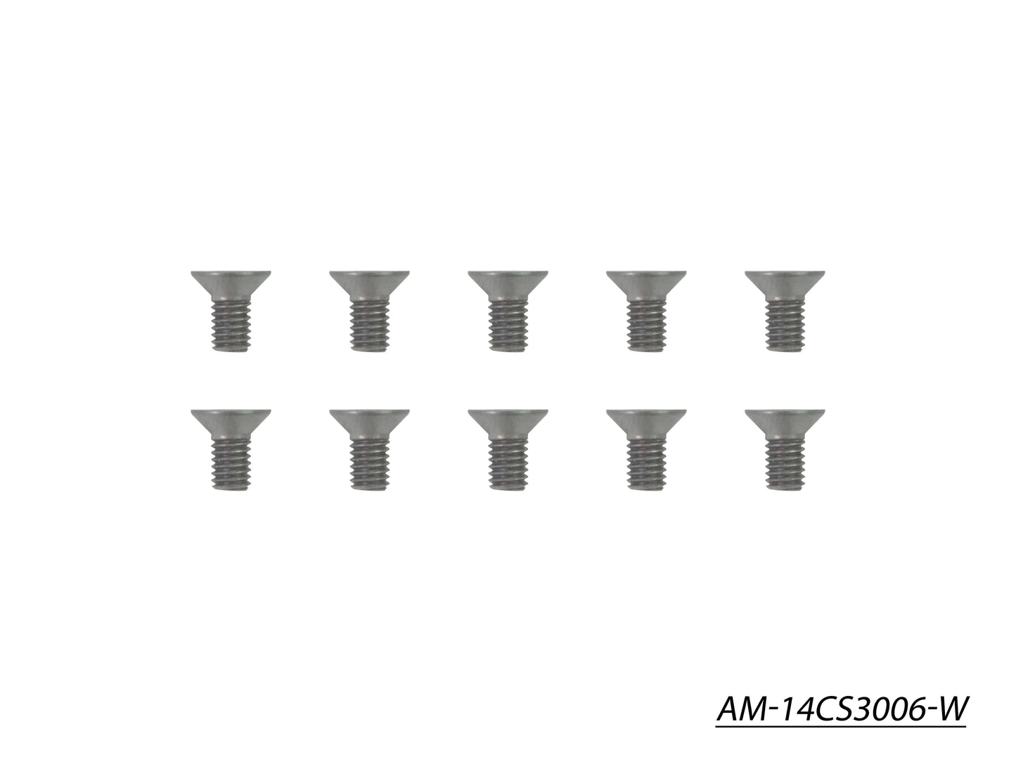 Screw Allen Countersunk M3X6 Tungsten (10)(AM-14CS3006-W)