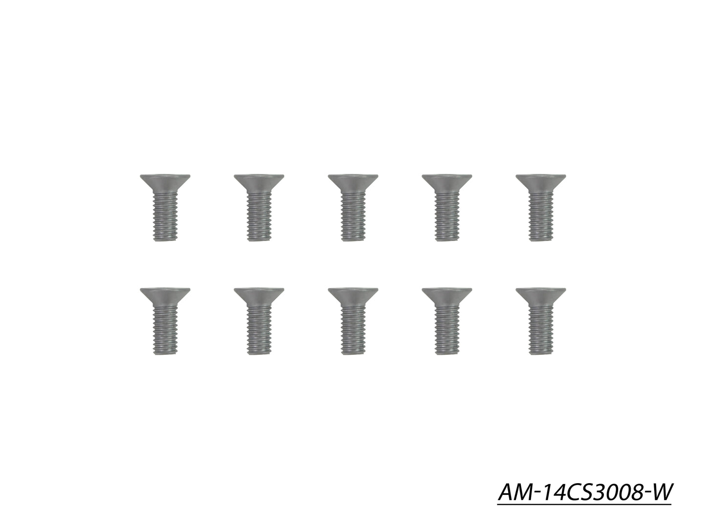 Screw Allen Countersunk M3X8 Tungsten (10)(AM-14CS3008-W)