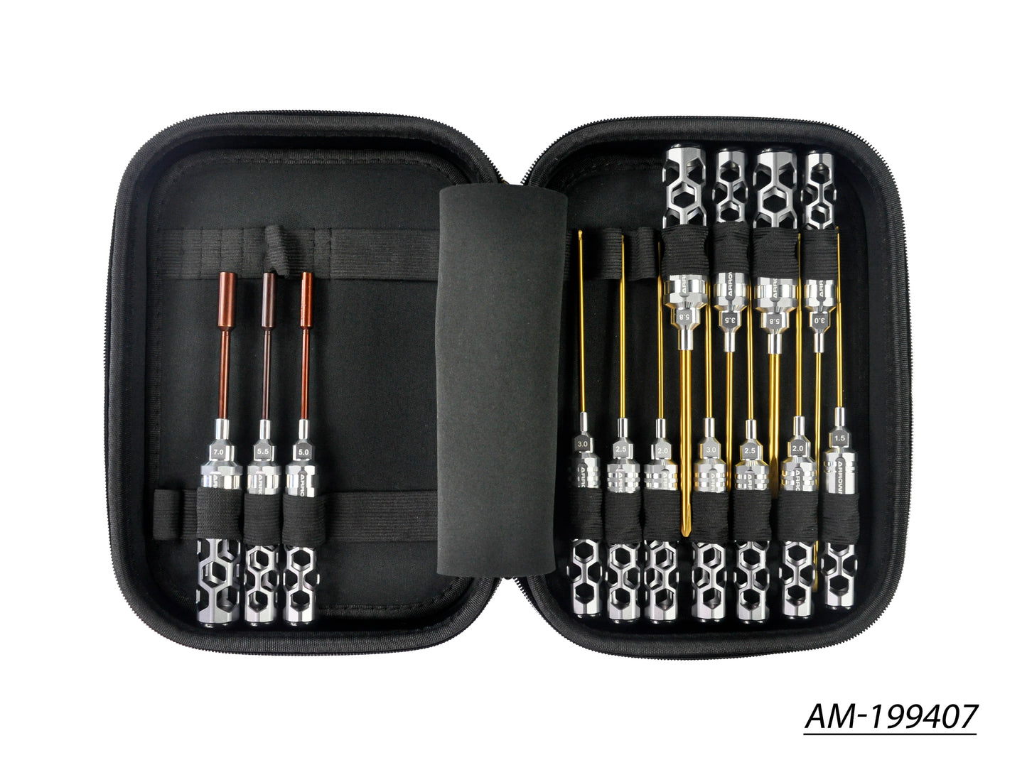 AM Honeycomb Toolset (14Pcs) With Tools bag  (AM-199407)