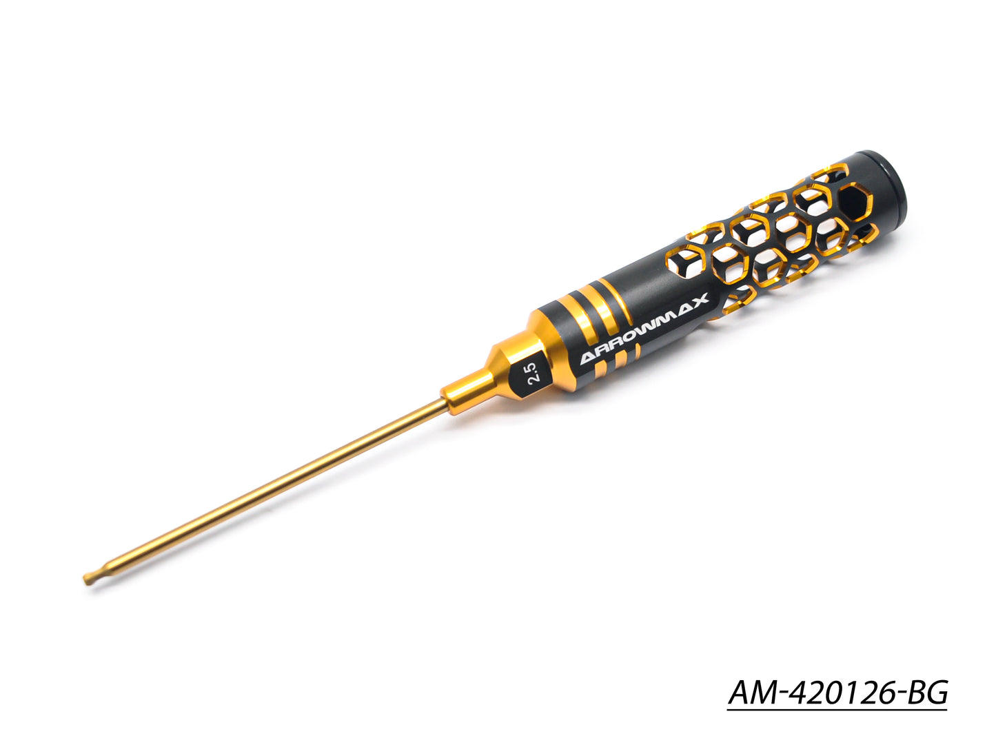 Arrowmax Black Golden Honeycomb Ball Driver