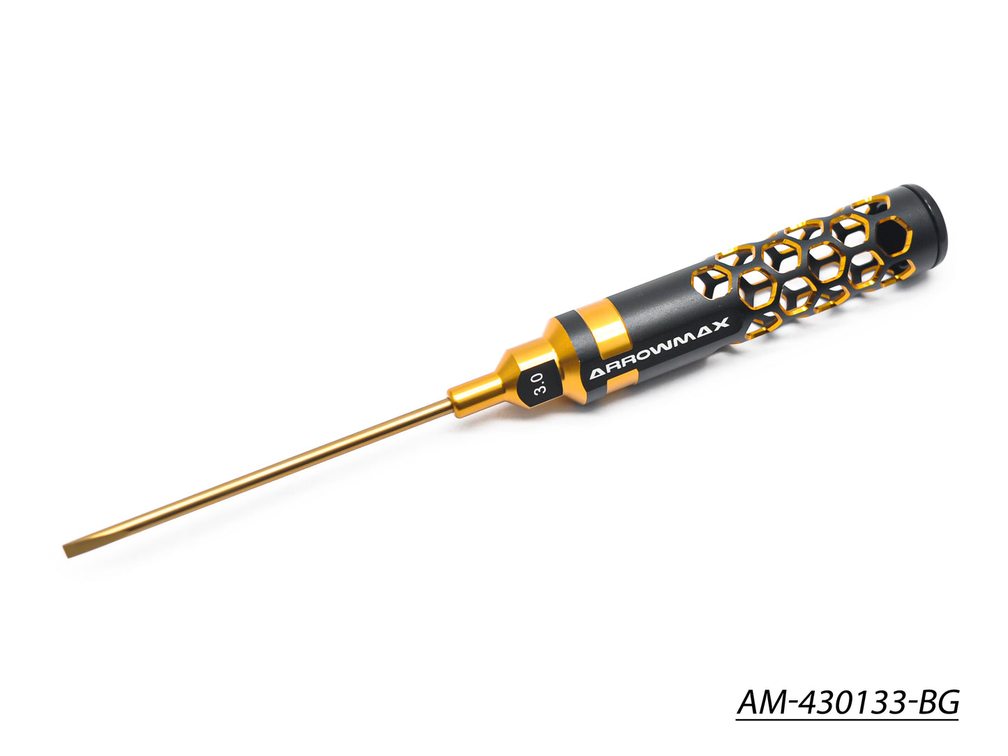 Black Golden Honeycomb Flat Head