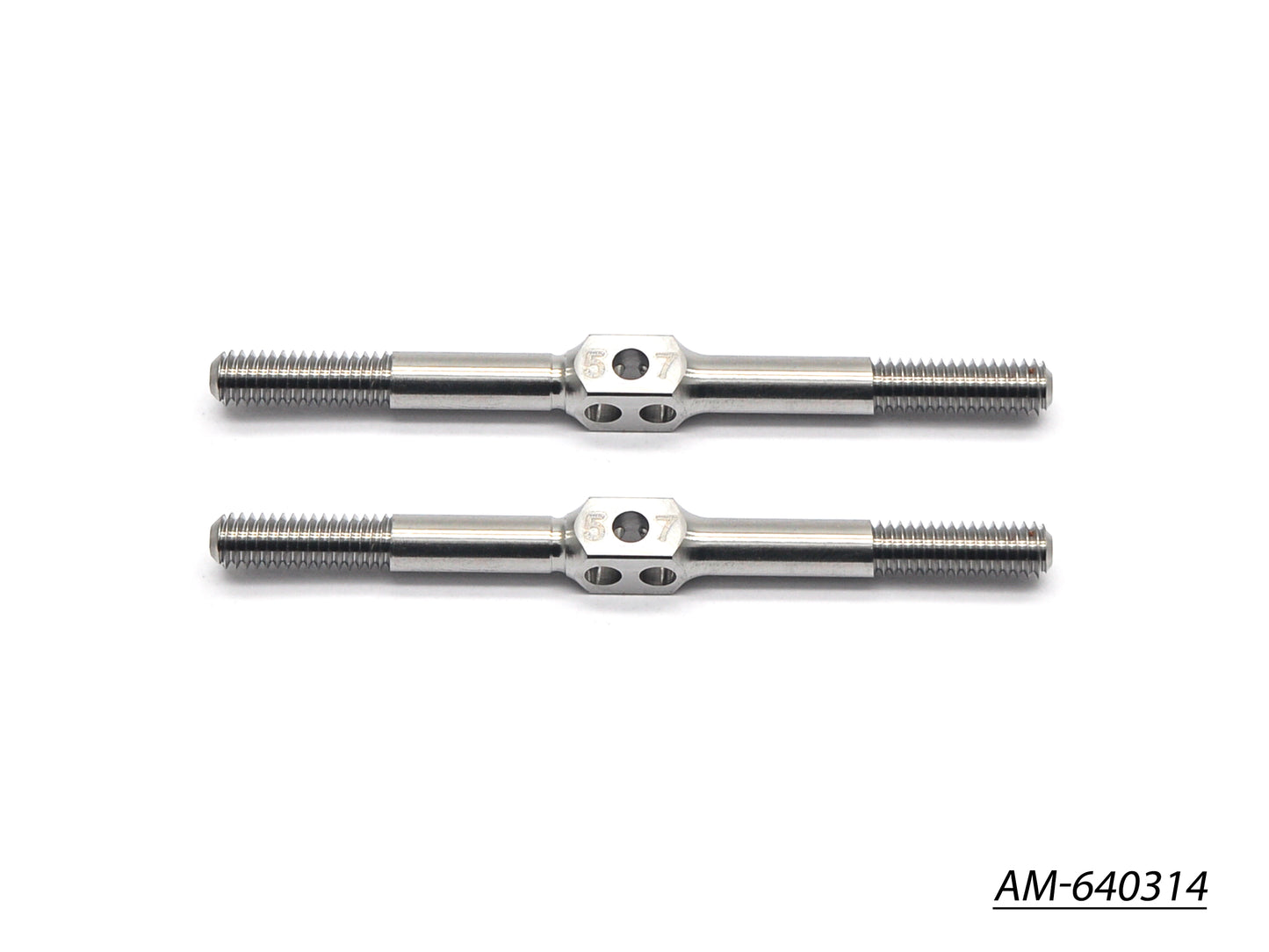 64 Titanium Turnbuckle 4mm X 57mm (2-1/4) (2) AM-640314