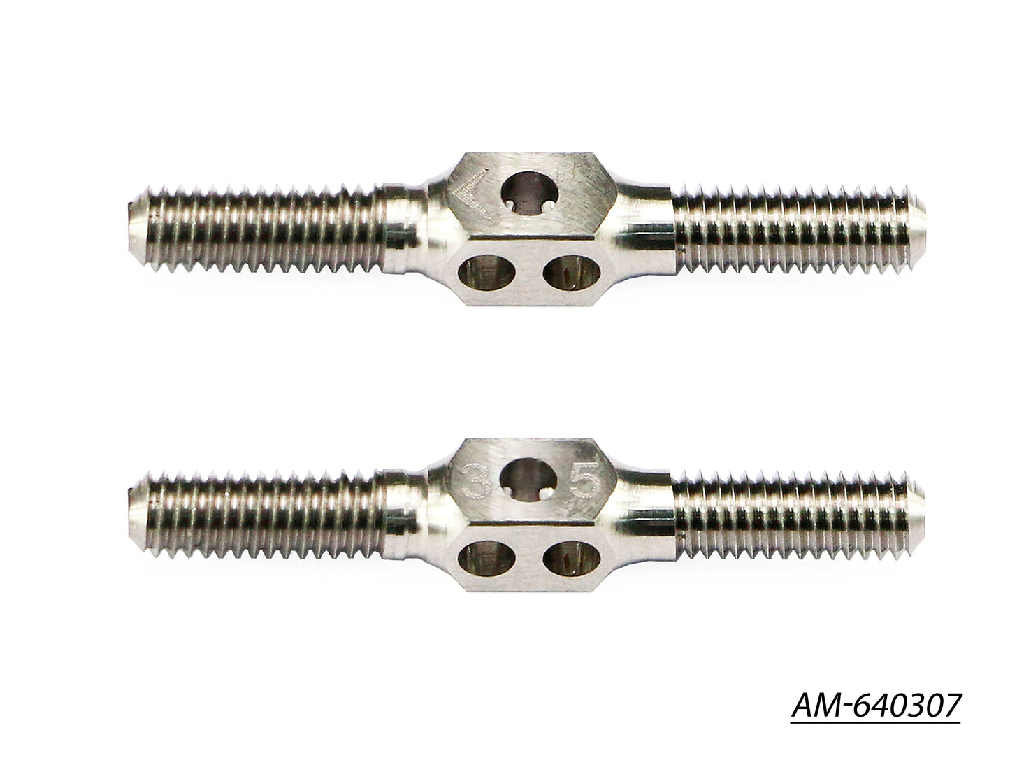 64 Titanium Turnbuckle 4mm X 35mm (1-3/8) (2) AM-640307