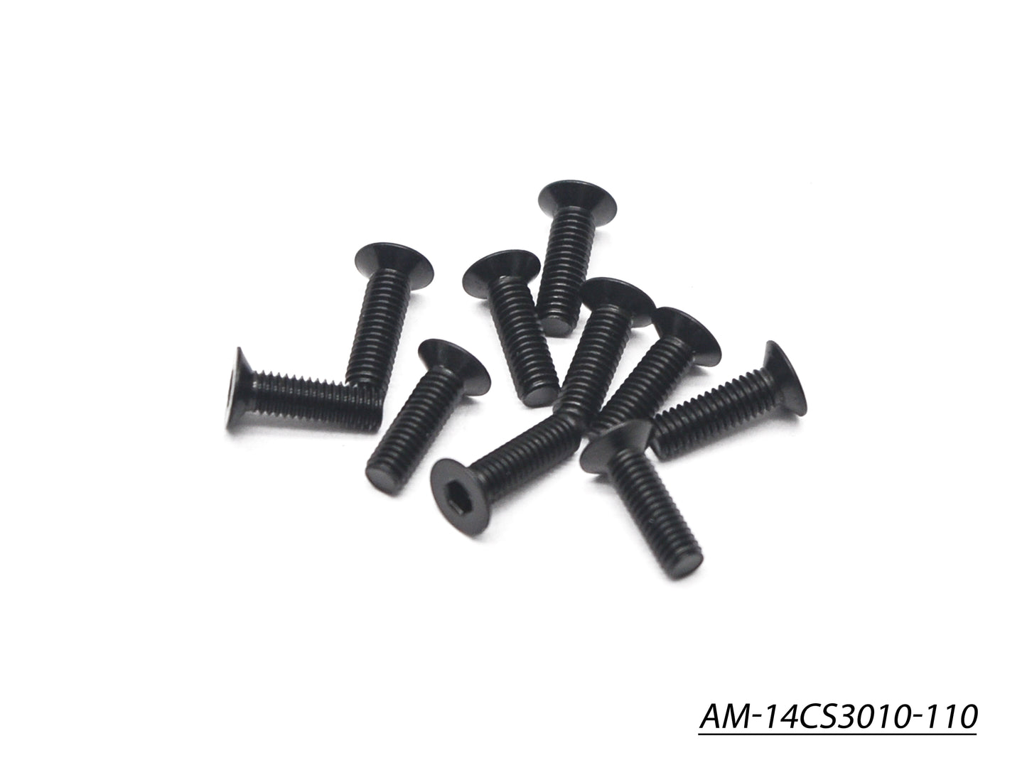 110-degree Screw Allen Countersunk M3X10 (10)(AM-14CS3010-110)