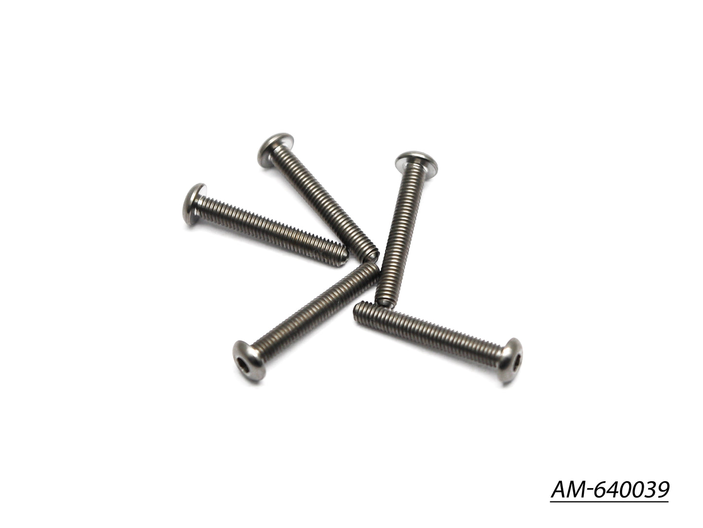 64 Titanium Screw Allen Round Head M3X20 (5) AM-640039