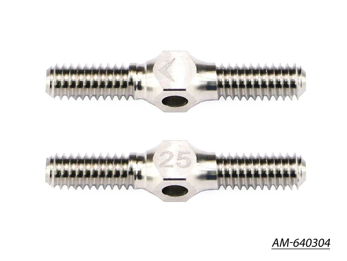 64 Titanium Turnbuckle 4mm X 25mm (2) AM-640304
