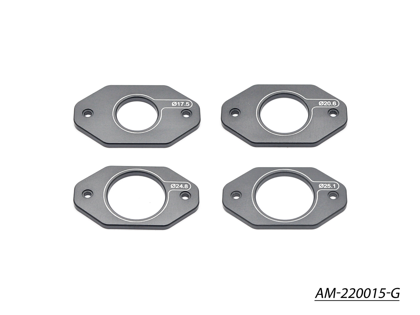 Wheel Piercer Plate For 1/32 Mini 4WD (Gray) (AM-220015-G)