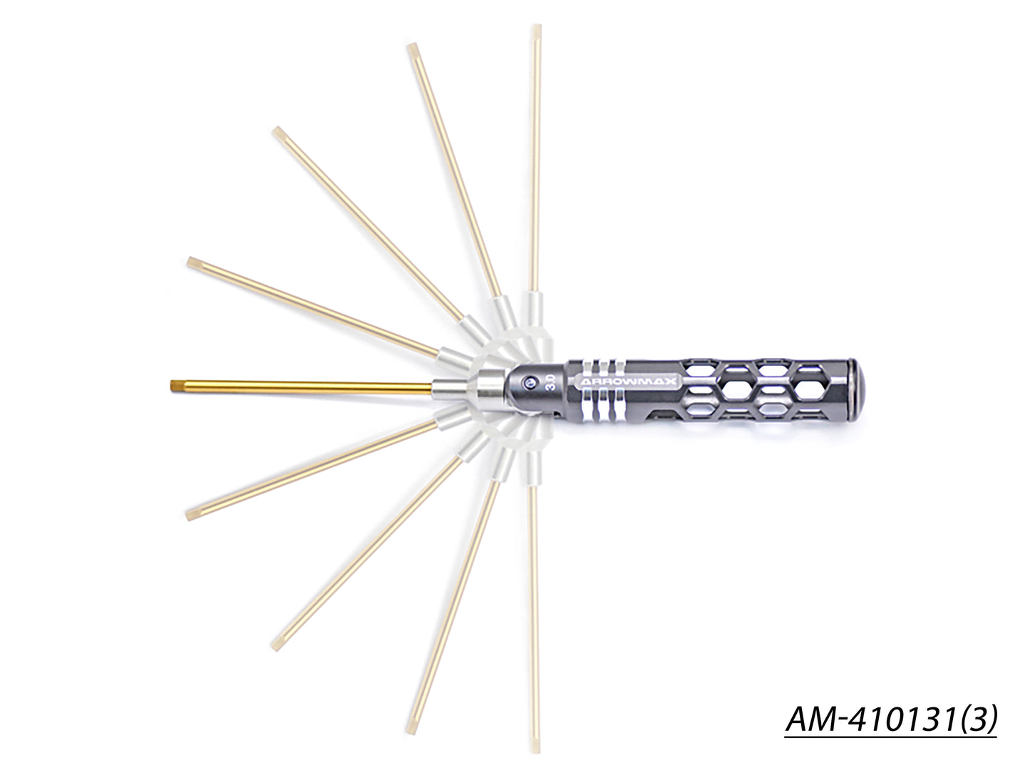 Silver Honeycomb Allen Wrench