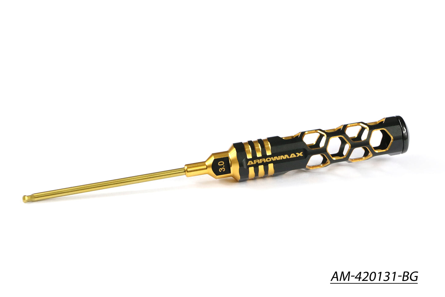 Arrowmax Black Golden Honeycomb Ball Driver