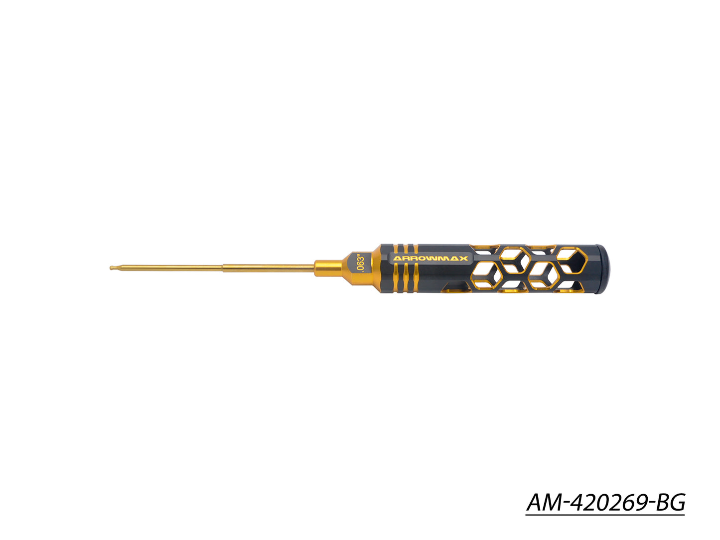 Arrowmax Black Golden Honeycomb Ball Driver