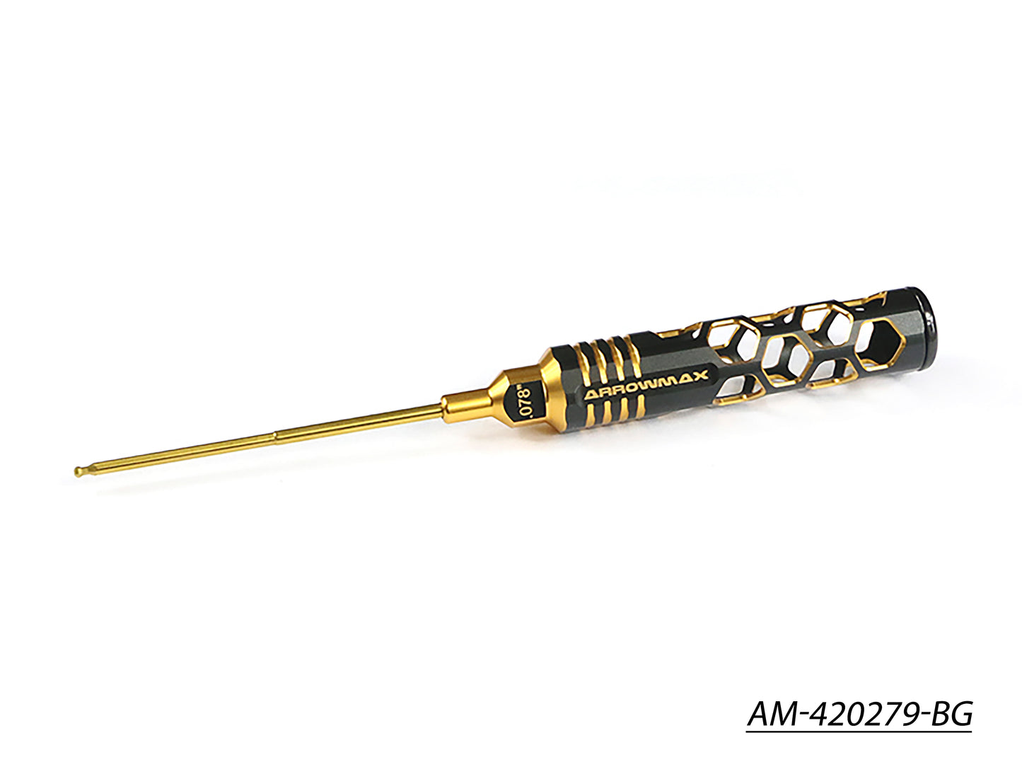 Arrowmax Black Golden Honeycomb Ball Driver