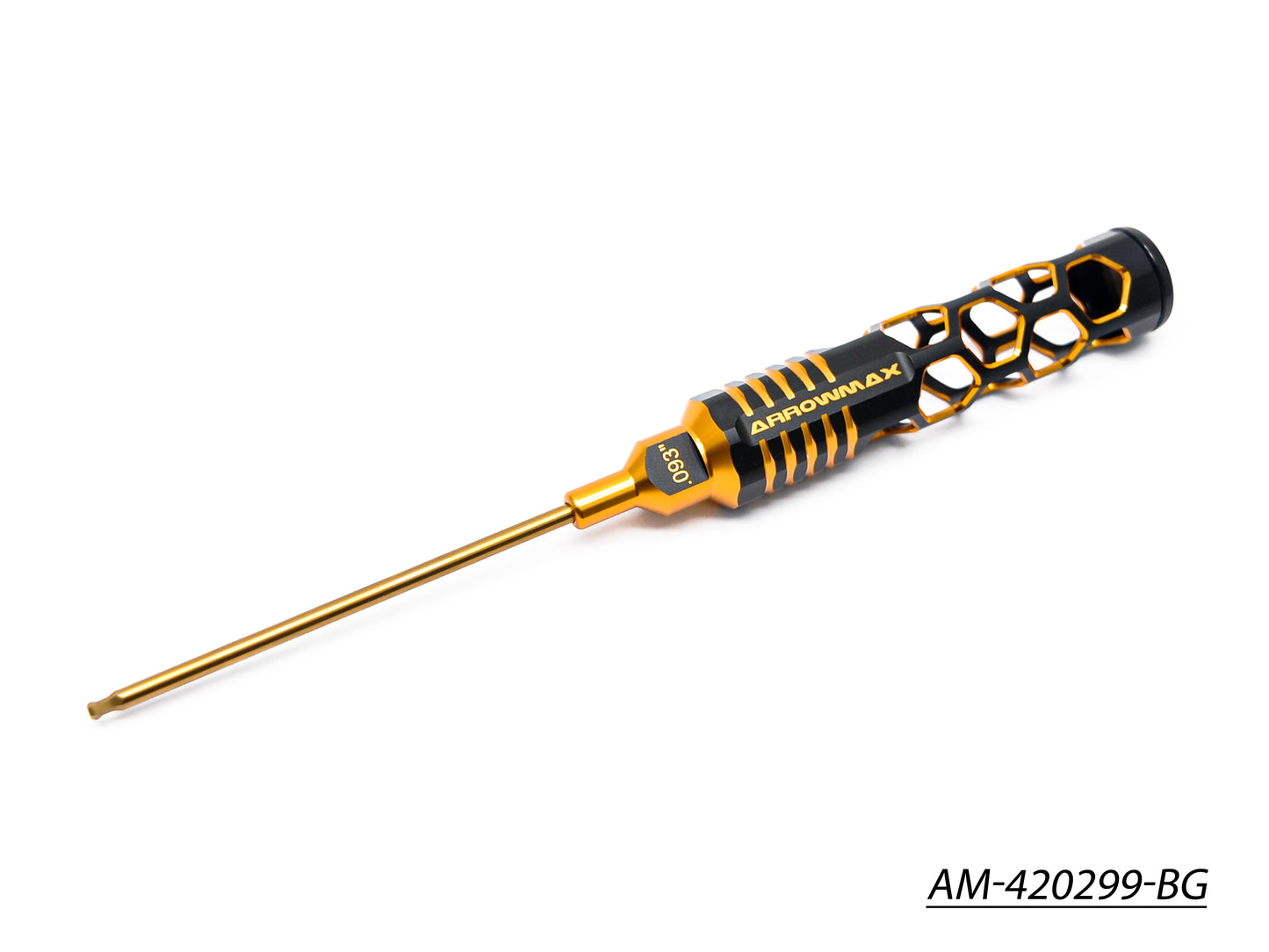 Arrowmax Black Golden Honeycomb Ball Driver