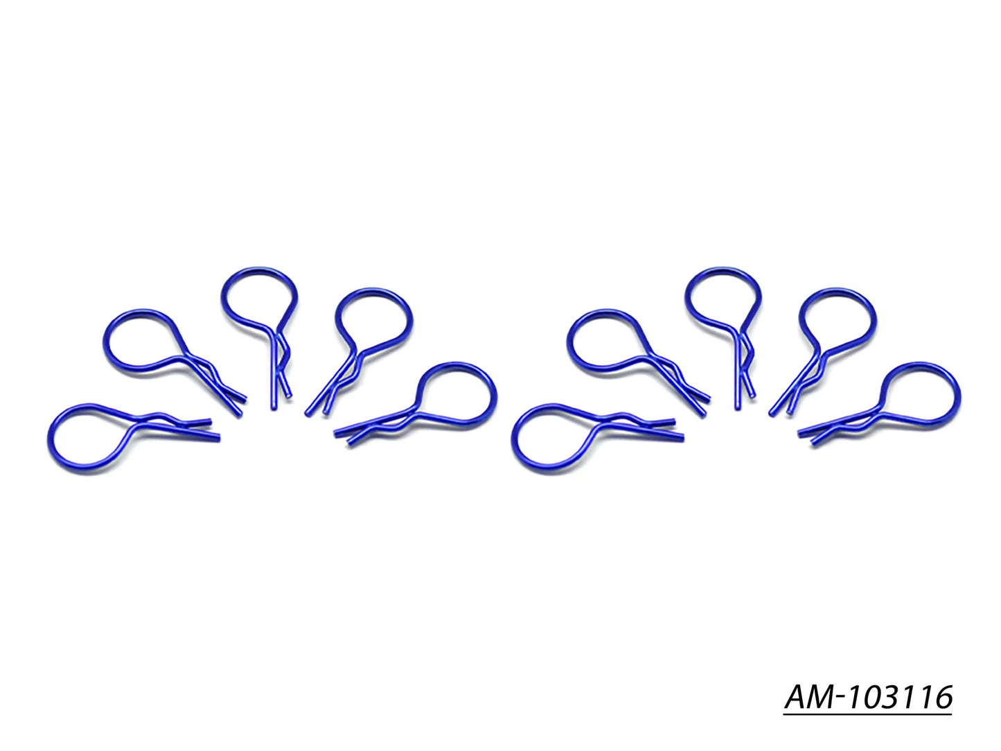 Big Body Clip 1/10 - Metallic Blue (10) (AM-103116)