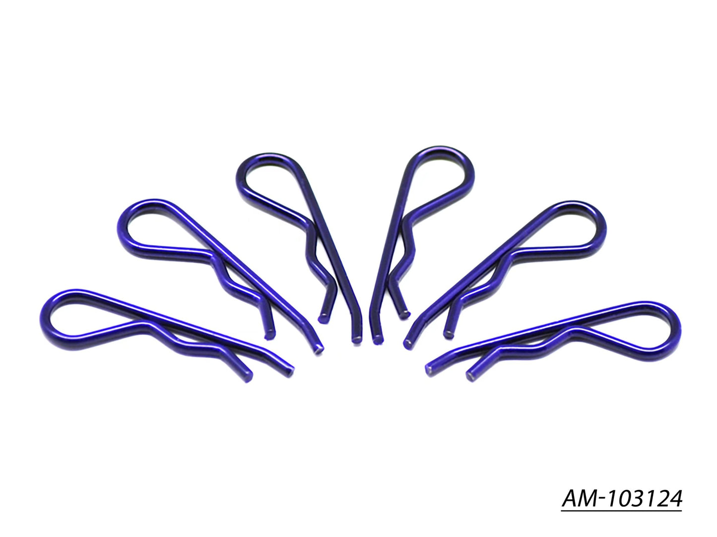 Body Clip 1/8 - Metallic Purple (6) (AM-103124)