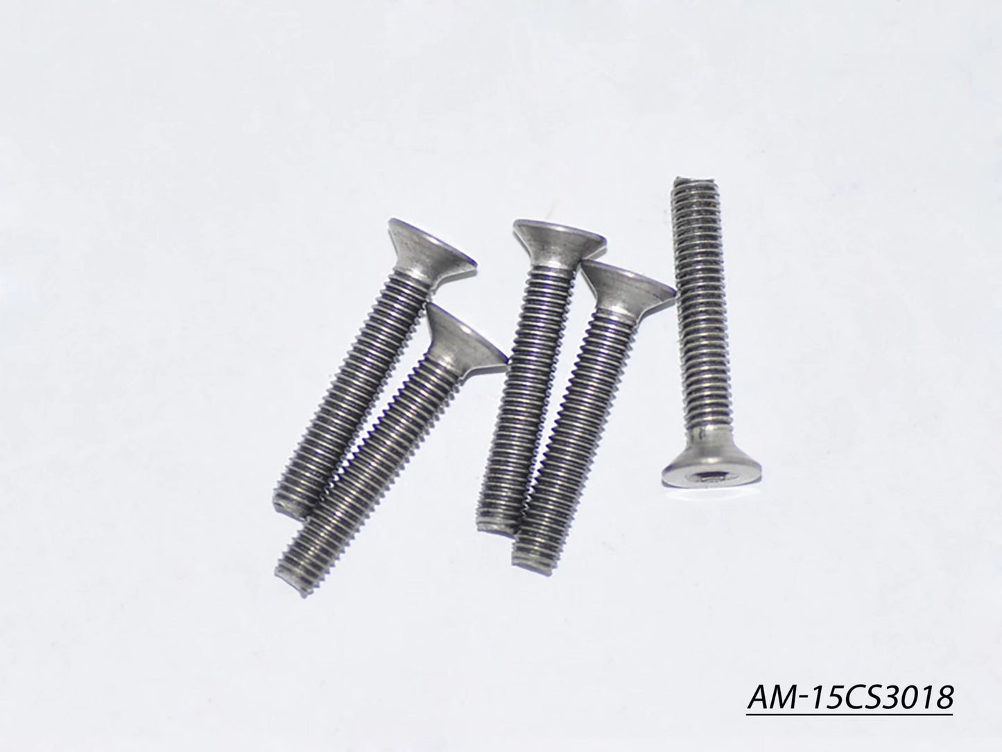 Titanium Screw Allen Countersunk M3X18 (5) (AM-15CS3018)