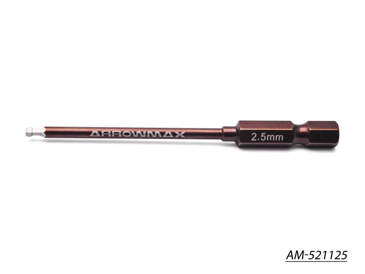 Ball Driver Hex Wrench 2.5 X 80MM Power Tip Only AM-521125