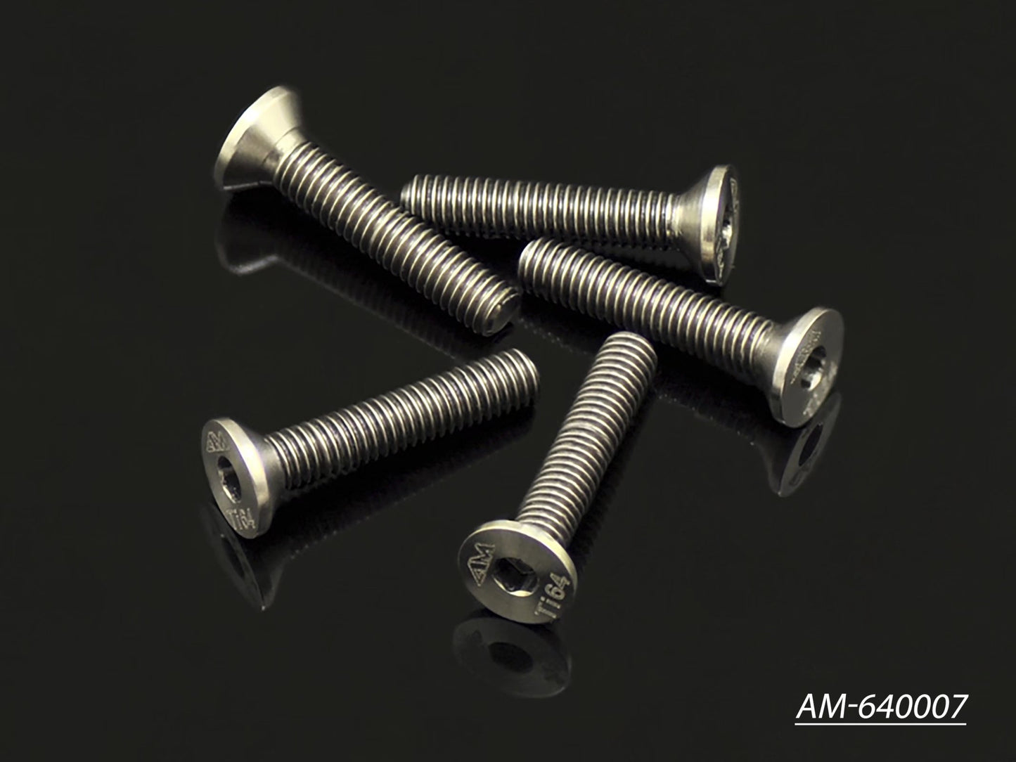 64 Titanium Screw Allen Countersunk M3X16 (5) (AM-640007)