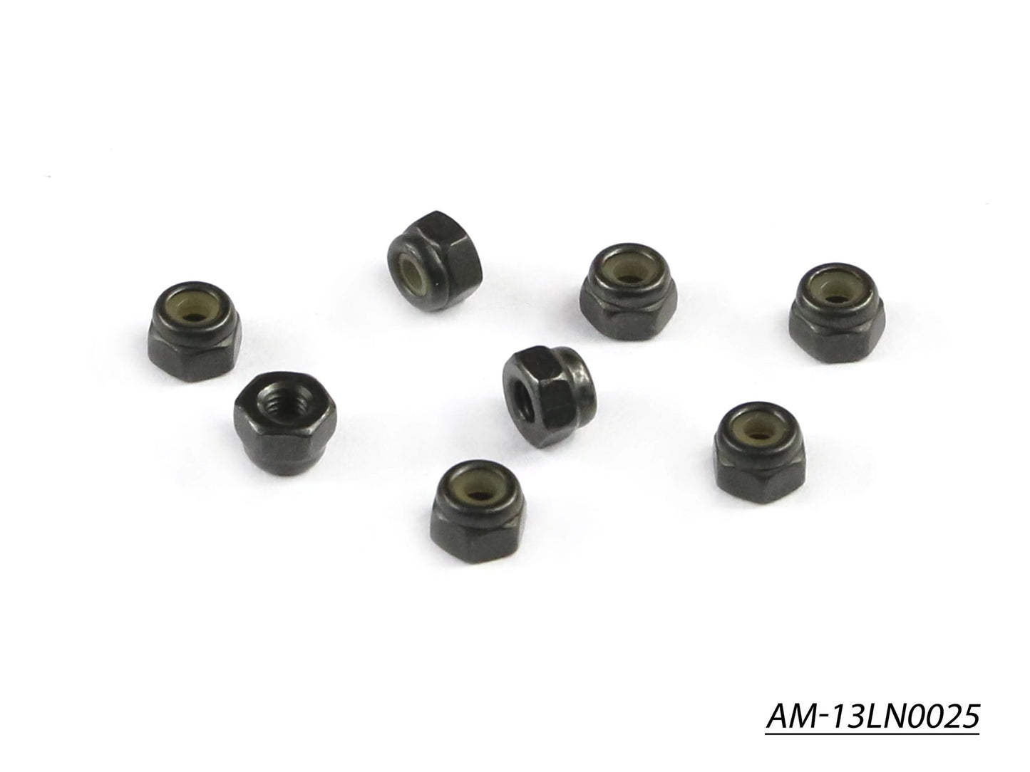 Nylon Lock Nuts M2.5 (8) (AM-13LN0025)