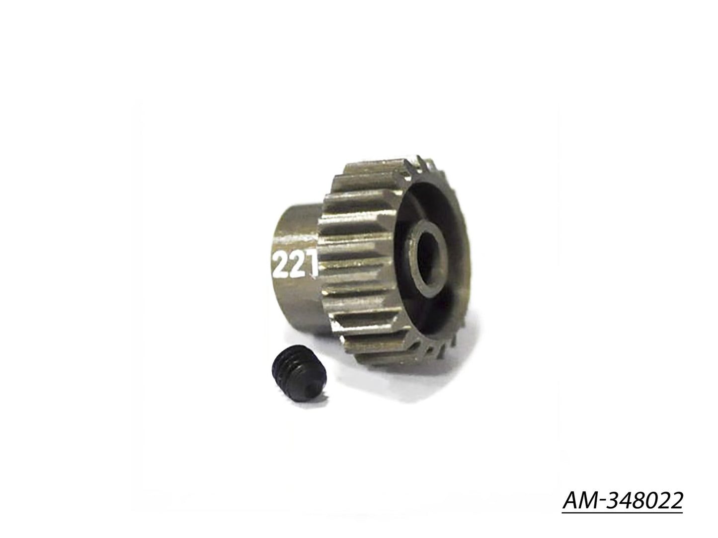 Pinion Gear 48P 22T?7075 Hard? (AM-348022)