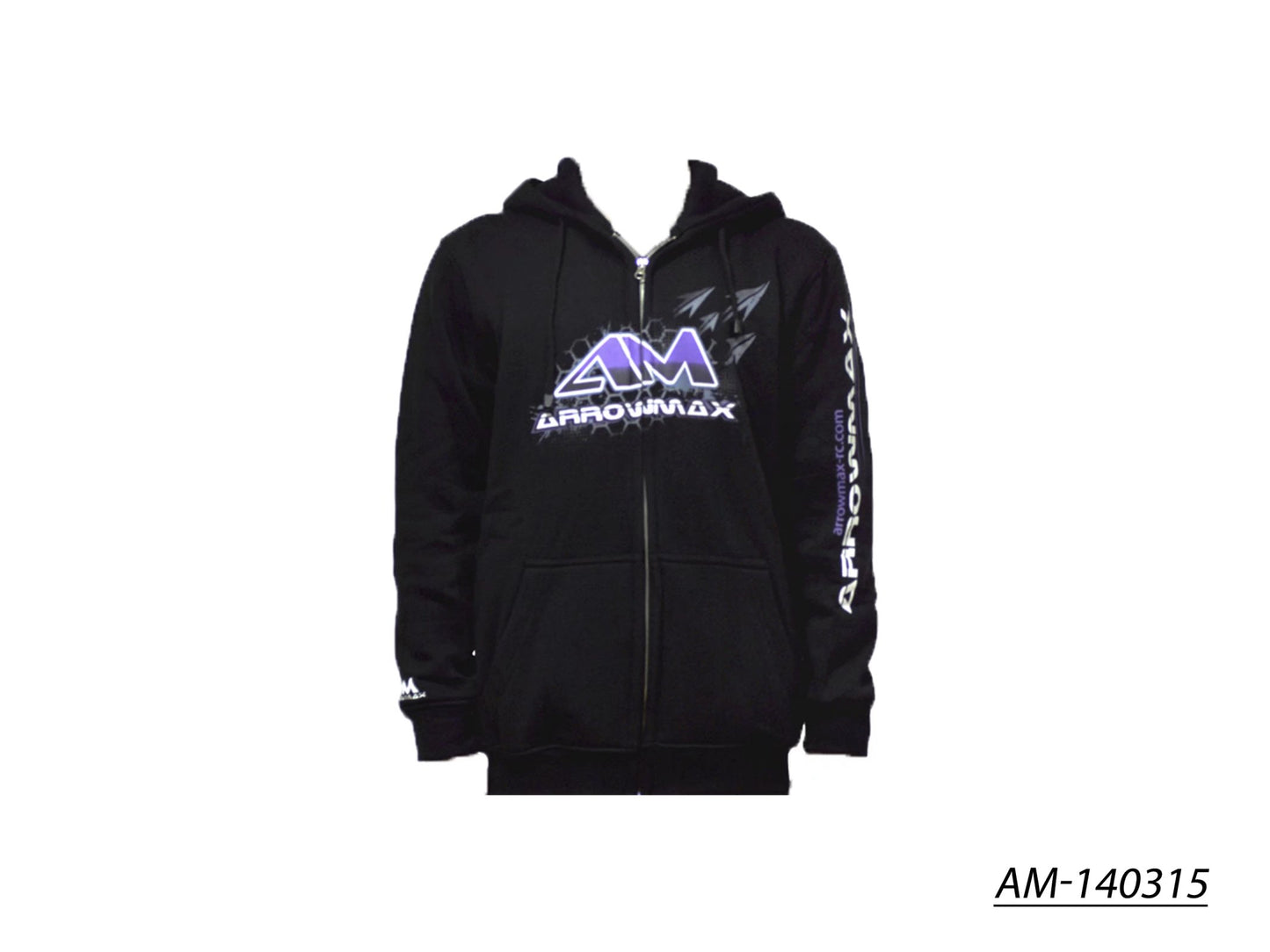 Arrowmax Sweater Hooded - Black (XXL) (AM-140315)