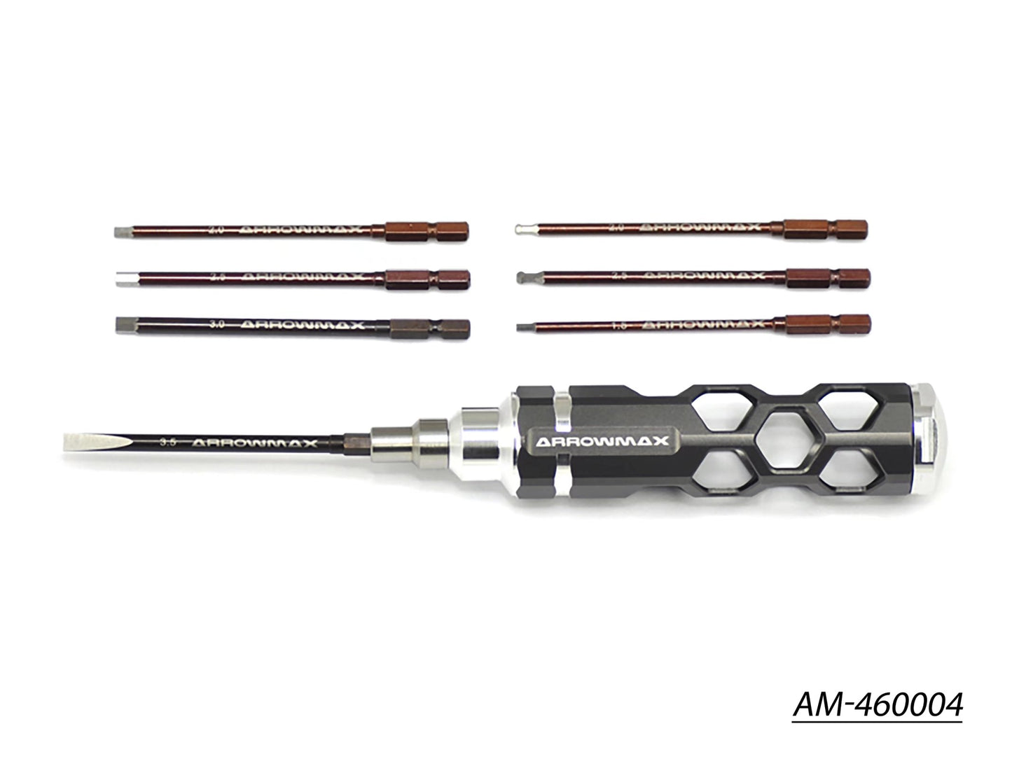 Combo Quick Drive Tip Caddy Set - Metric - 7 Pcs Honeycomb (AM-460004)