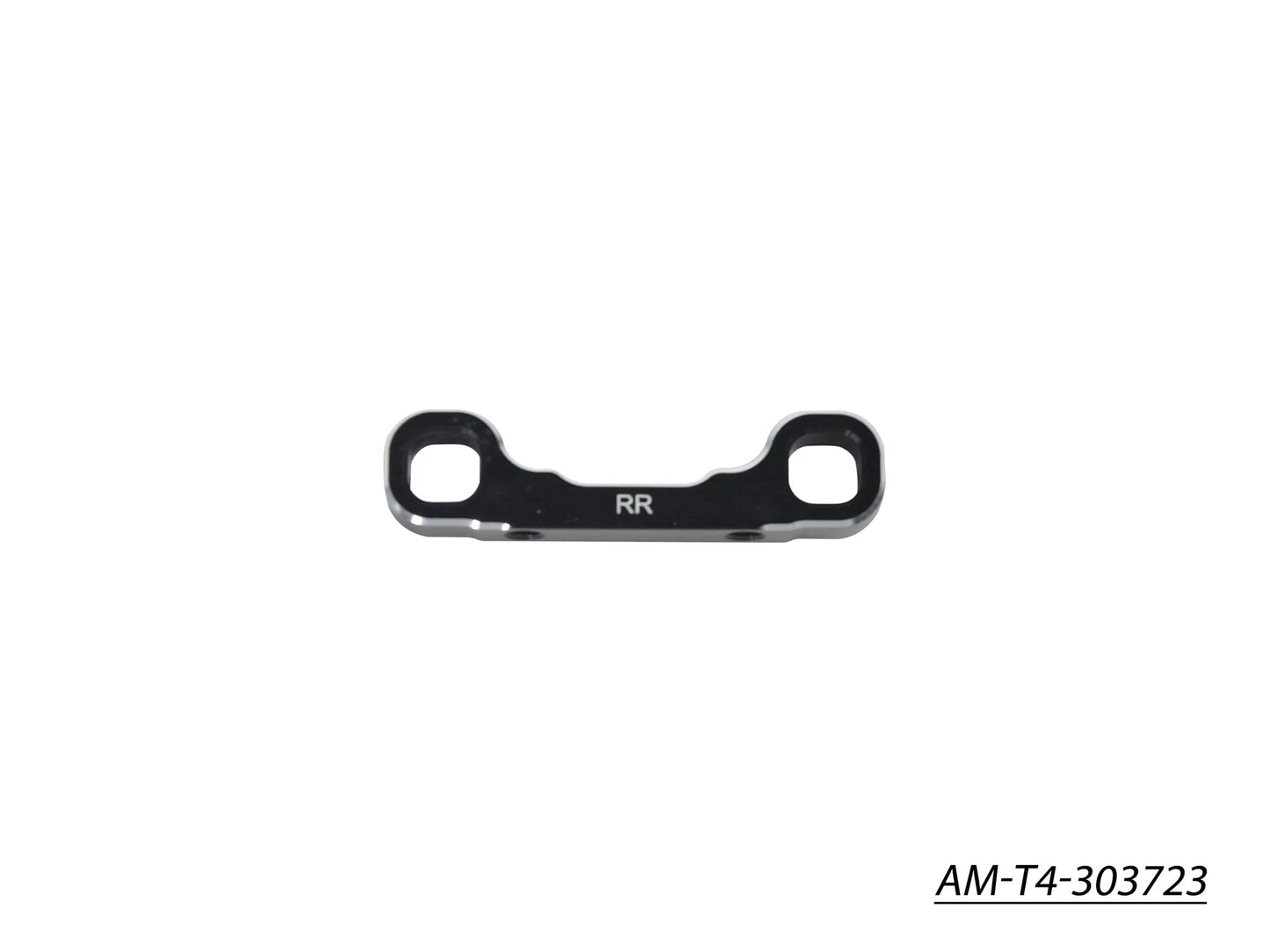 T4'20 Alu Rear Lower 1-Plece Suspension Holder - Rear - RR Black (AM-T4-303723)