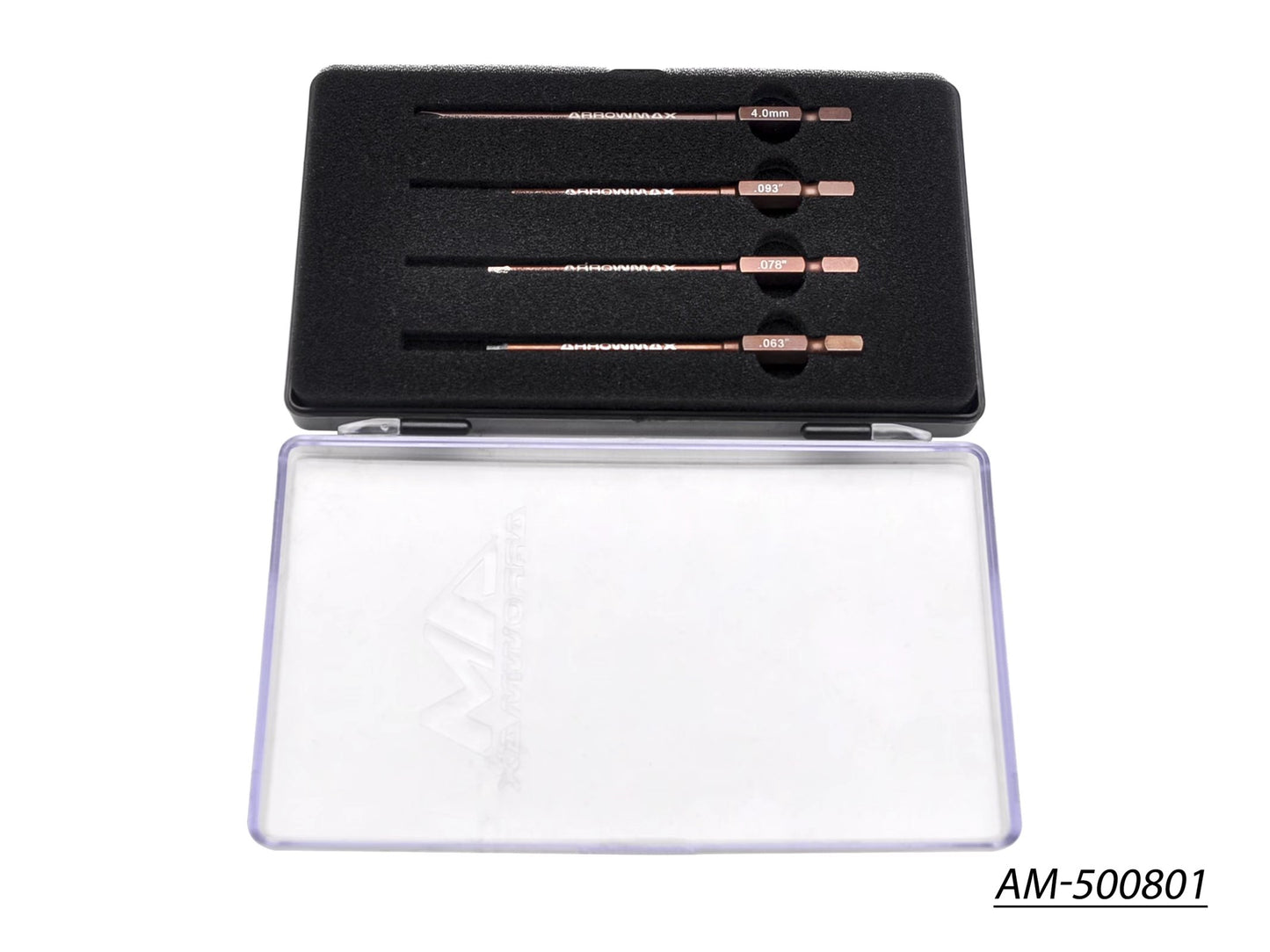 Power Tool Tip Set 4 Pieces With Plastic Case (AM-500801)