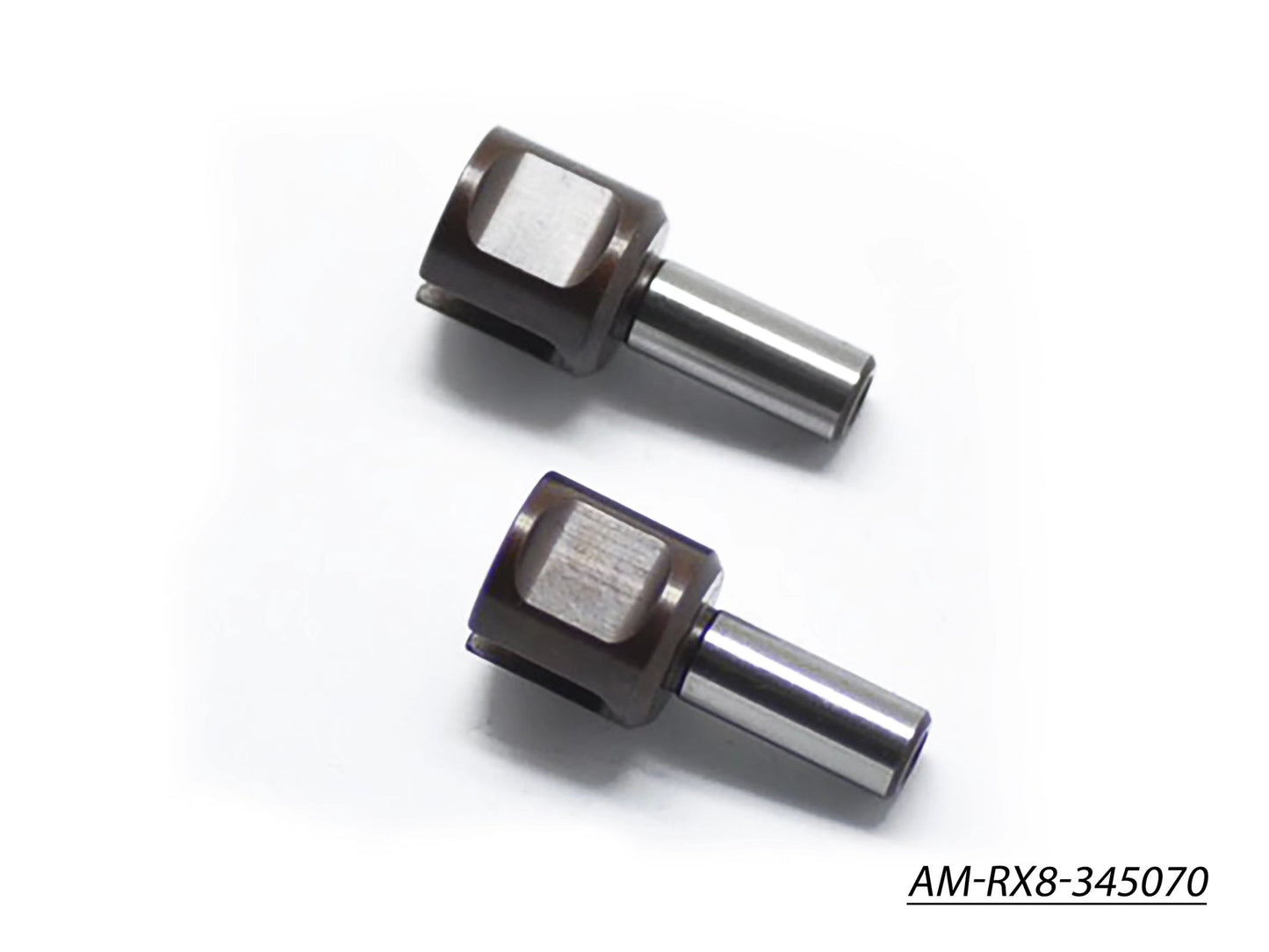 Front One-Way Axle Outdrive Adapter (Spring Steel) (2) (AM-RX8-345070)