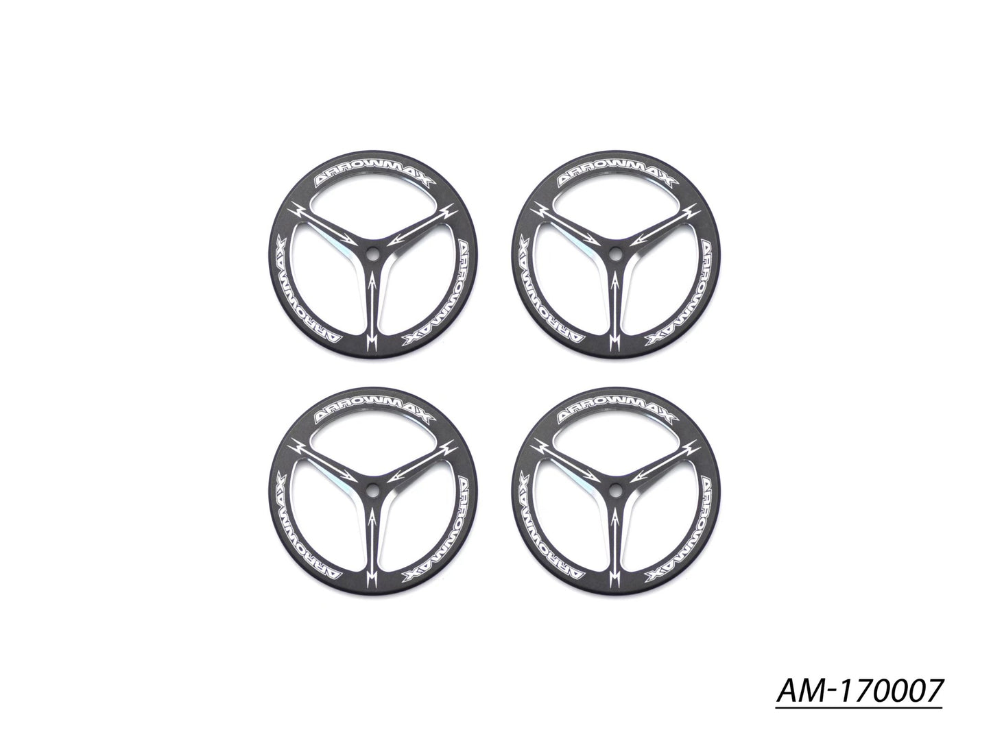 Alu Set-Up Wheel For Rubber Tires (4) (AM-170007)