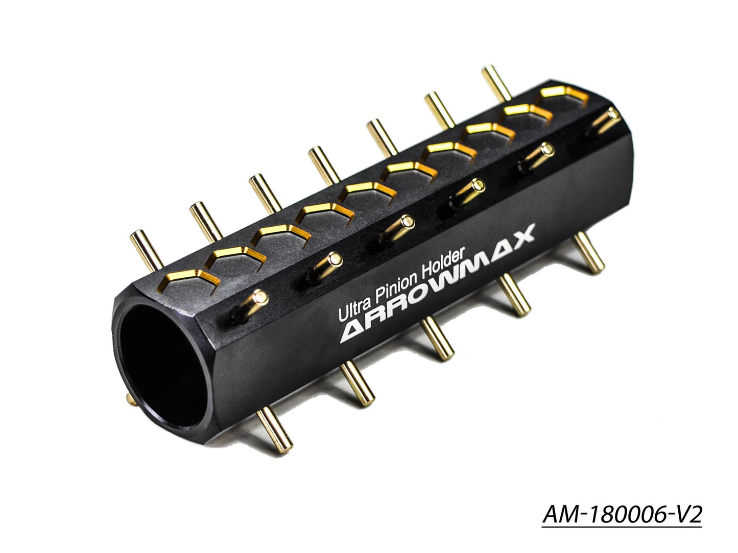 Ultra Pinion Holder 15T~42T (48DP) / 21T~48T (64DP) V2 Black Golden (AM-180006-V2)