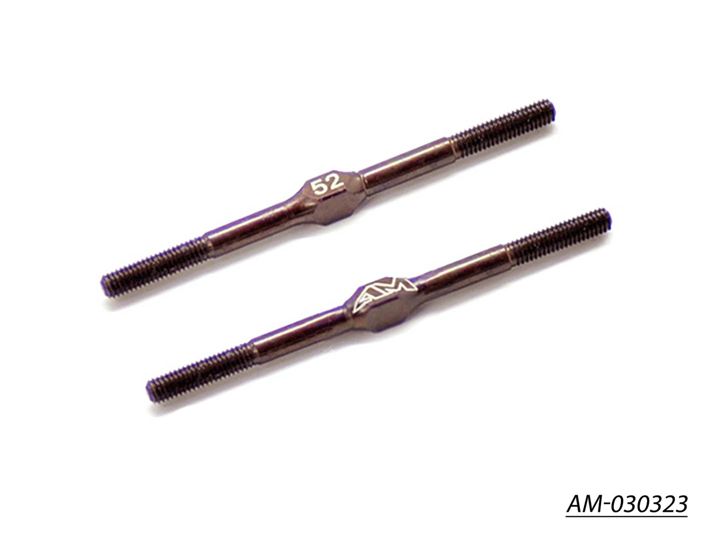 Spring Steel Turnbuckle 3MM X 52MM (2) (AM-030323)