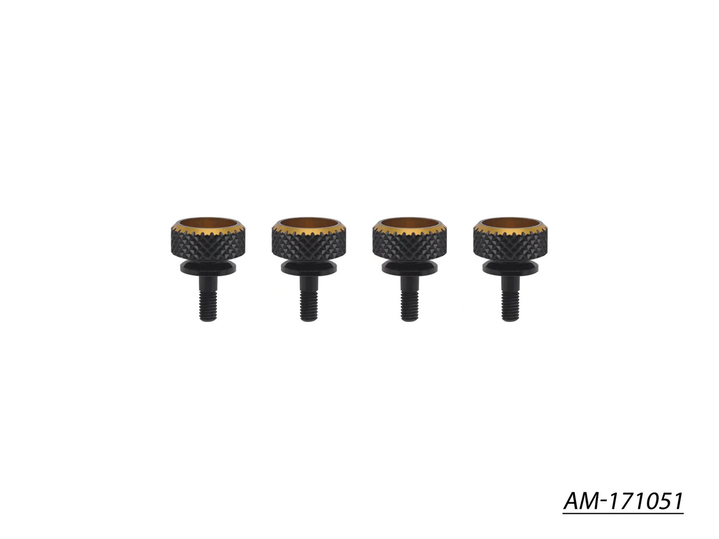 AM Setup Station Thumb Screw Set ( Black Golden (4) (AM-171051)