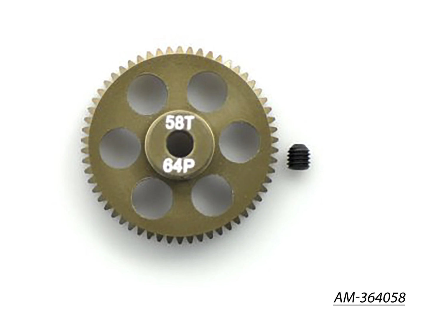 Pinion Gear 64P 58T?7075 Hard? (AM-364058)
