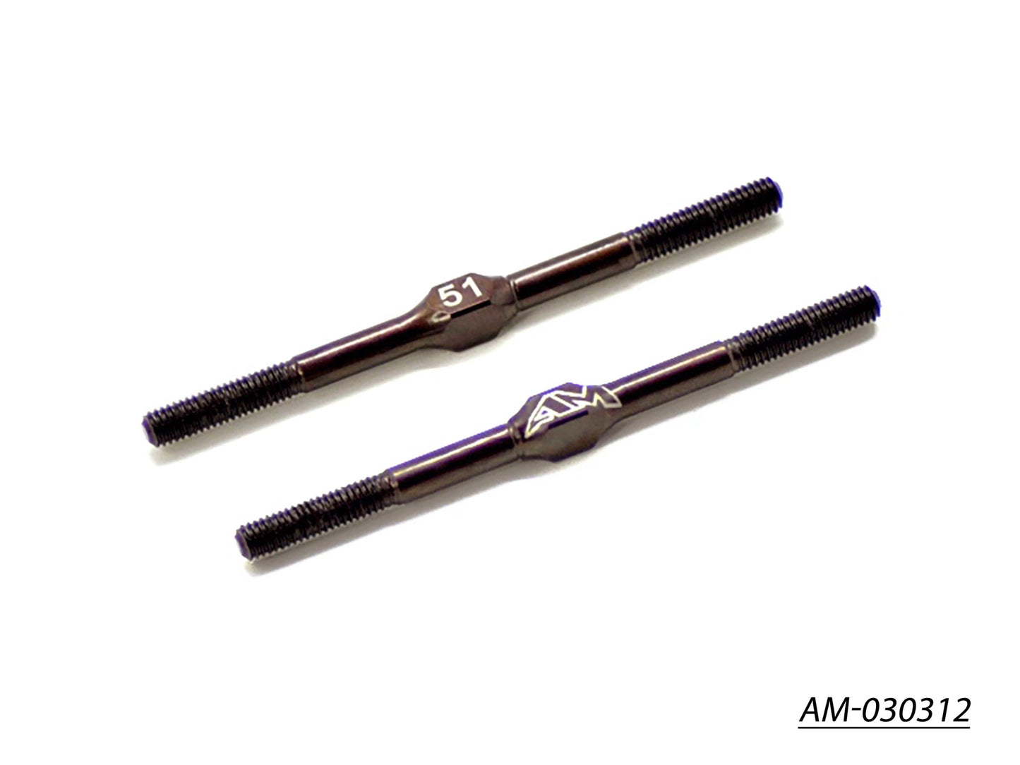 Spring Steel Turnbuckle 3MM X 51MM (2) (2) (AM-030312)