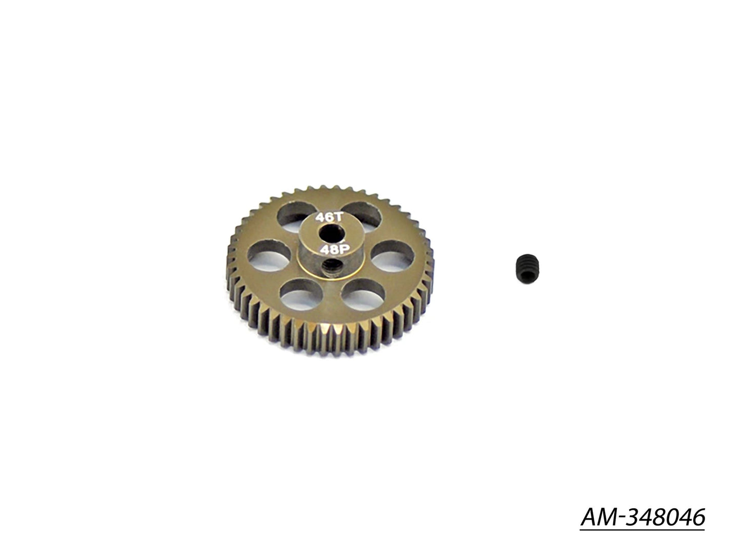 Pinion Gear 48P 46T?7075 Hard? (AM-348046)