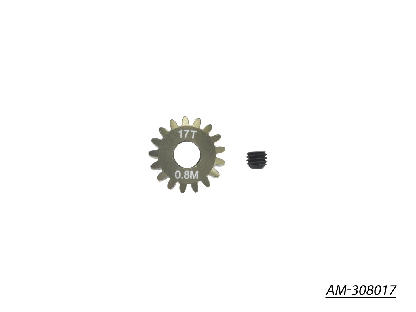 Pinion Gear 0.8M 17T?7075 Hard? (AM-308017)