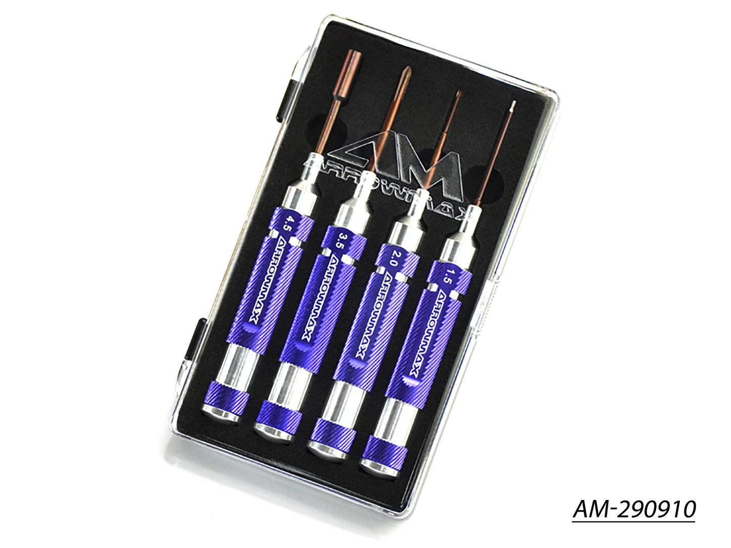 Mini Toolset 4 Pieces With Plastic Case (AM-290910)