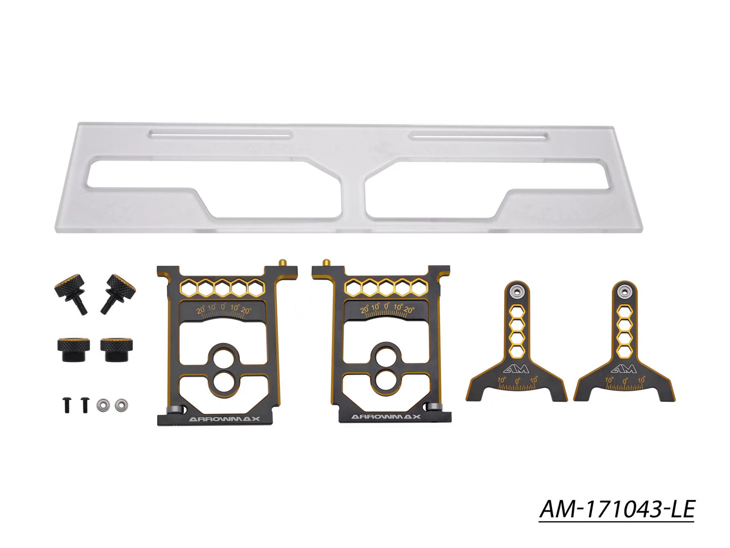 Set-Up System For All 1/10 & 1/12 Pan Cars With Bag Limited Edition (AM-171043-LE)