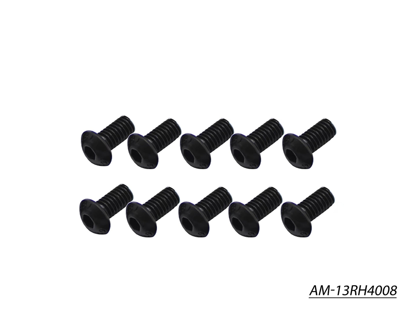 Screw Allen Roundhead M4X8 (10) (AM-13RH4008)
