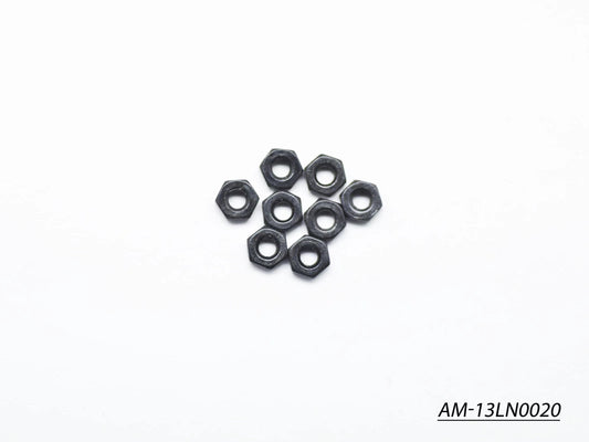 Nylon Lock Nuts M2 (8) (AM-13LN0020)