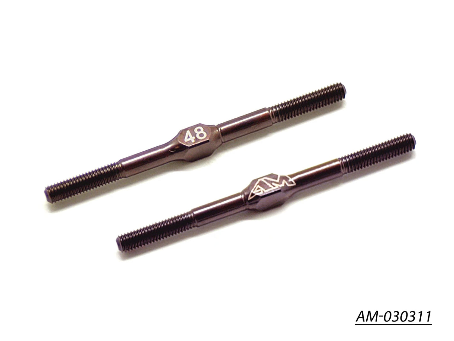 Spring Steel Turnbuckle 3MM X 48MM (1-7/8) (2) (AM-030311)