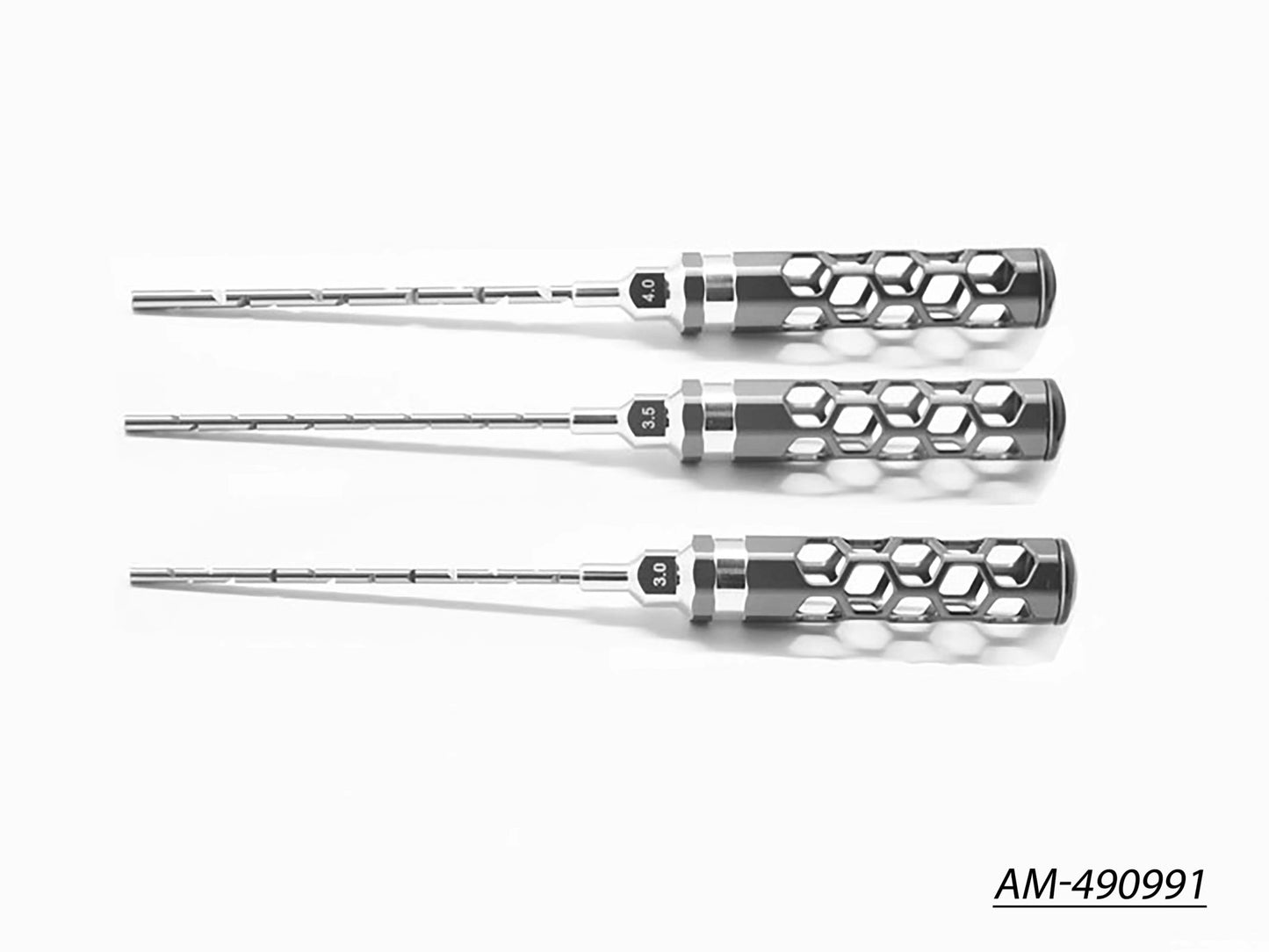 Arm Reamer Set 3.0 , 3.5 & 4.0 X 120MM Honeycomb (AM-490991)