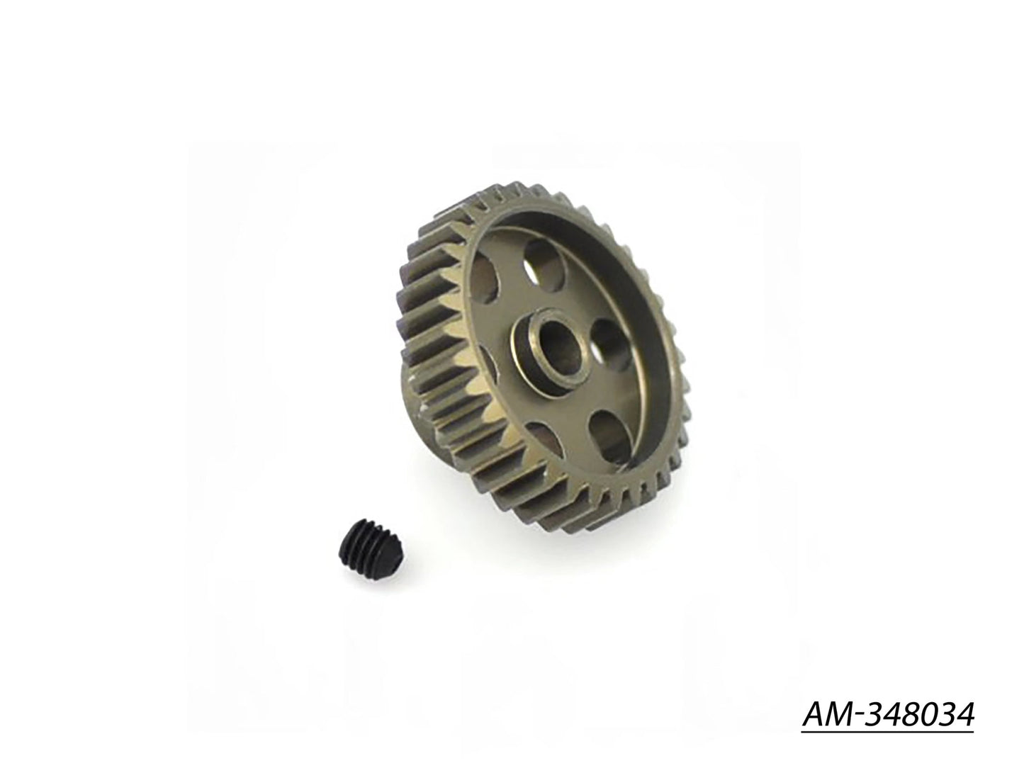 Pinion Gear 48P 34T?7075 Hard? (AM-348034)