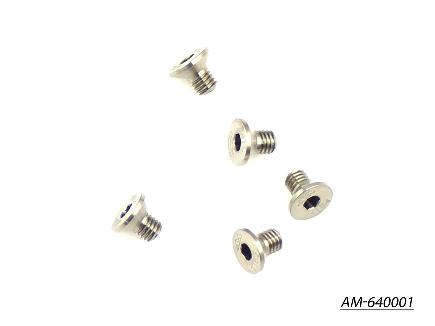 64 Titanium Screw Allen Countersunk M3X5 (5) (AM-640001)