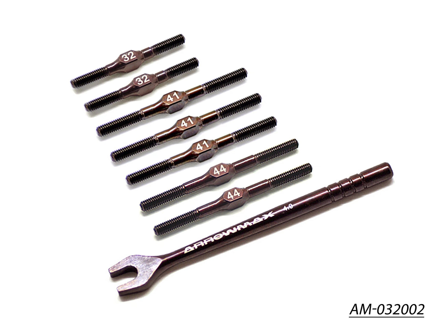 Turnbuckle Set for Yokomo B-MAX4 (Spring Steel) (AM-032002)